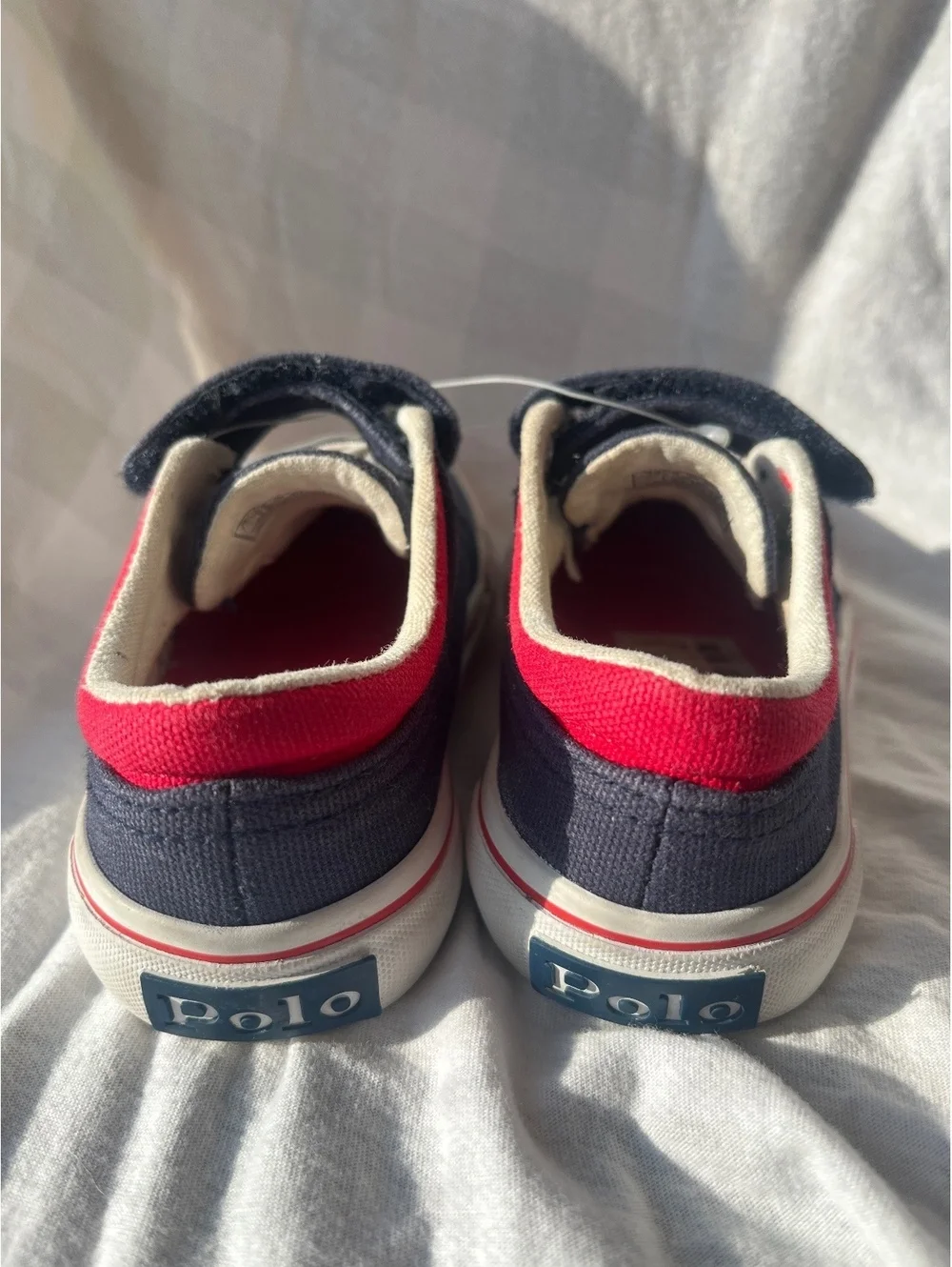 Polo Ralph Lauren Toddler Navy Blue Canvas Sneakers Size 7